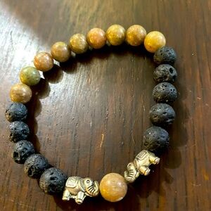Fashion unisex bracelet lava beads & more